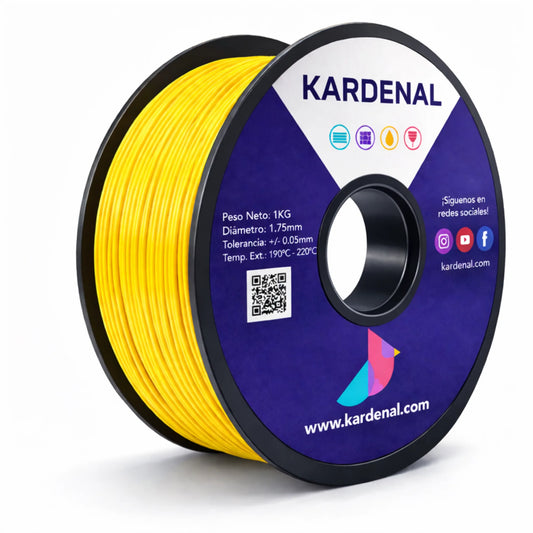Filamento PLA 1.75mm 1kg - Amarillo
