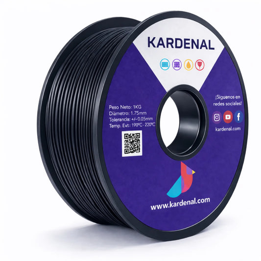 Filamento PLA 1.75mm 1kg - Negro