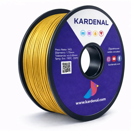 Filamento PLA 1.75mm 1kg - Dorado