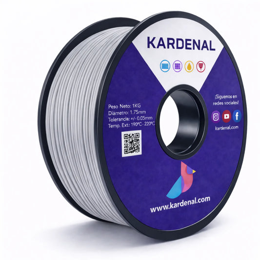 Filamento PLA 1.75mm 1kg - Gris
