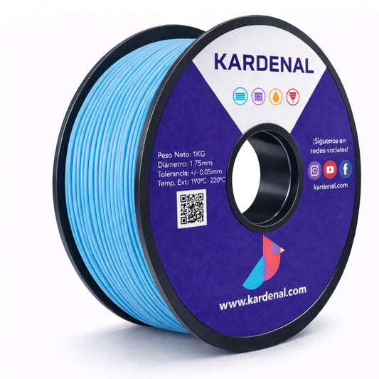 Filamento PLA 1.75mm 1kg - Azul Cielo
